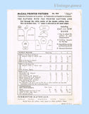 1940s Vintage McCall Sewing Pattern 964 Cute Baby Girls Heirloom Coat & Bonnet Sz1