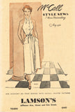 Digital Download McCall Style News Flyer May 1950 Small Sewing Pattern Catalog
