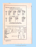 1950s Vintage Marian Martin Sewing Pattern 9067 Ripple Back Suit UNCUT 38 Bust