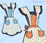 Marian Martin 9148: 1940s Charming Misses Tulip Apron Vintage Sewing Pattern