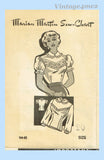 Marian Martin 9445: 1950s Charming Misses Blouse Sz 38 B Vintage Sewing Pattern