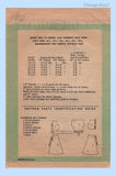 1950s Vintage Marian Martin Pattern 9312 Charming Plus Size Womens Dress 42 Bust