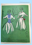 1950s Modes Royale Vintage Sewing Pattern 1157 Rare Misses Street Dress Sz 32 B