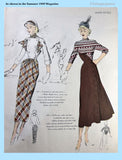 1940s Modes Royale Vintage Sewing Pattern 659 Misses Street Dress Sz 35.5 Bust