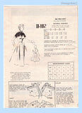 1950s Modes Royale Vintage Sewing Pattern D-102 Misses Street Dress Sz 32 Bust