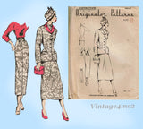 1950s Very Rare Originator Designer Pattern 347 Misses Suit Sz 16 34B
