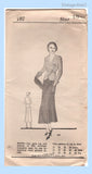Own Name 107: 1930s Uncut Misses 2 PC Dress or Suit 34 B Vintage Sewing Pattern