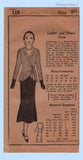 Original 1933 Own Name Pattern No. 118 - Ladies' and Misses' Dress