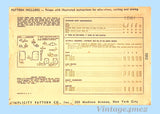 Simplicity 1012: 1940s WWII Toddler Girls Dress Size 4 Vintage Sewing Pattern