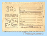 Simplicity 1095: 1940s Cute WWII Toddler Girls Dress Sz 2 Vintage Sewing Pattern
