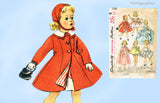 1950s Vintage Simplicity Sewing Pattern 1336 15 Inch Sweet Sue Doll Clothes