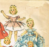 1950s Vintage Simplicity Sewing Pattern 1336 15 Inch Sweet Sue Doll Clothes