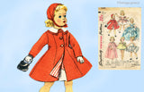 1950s Vintage Simplicity Sewing Pattern 1336 18 Inch Sweet Sue Doll Clothes Set
