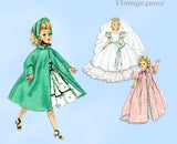 1950s Vintage Simplicity Sewing Pattern 1808 Uncut 18in High Heel Doll Clothes