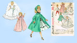 1950s Vintage Simplicity Sewing Pattern 1808 Uncut 18in High Heel Doll Clothes