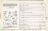 1940s Vintage Simplicity Sewing Pattern 2054 Simple to Make Girls Pajama Size 6