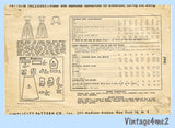 Simplicity 2442: 1940s Glamorous Strapless Gown Size 34 B Vintage Sewing Pattern