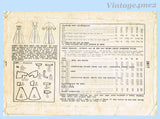 Simplicity 2817: 1940s Uncut Misses Strapless Dress Sz 36 B Vintage Sewing Pattern
