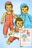 1960s Vintage Simplicity Sewing Pattern 3669 Uncut 16 Inch Baby Doll Clothes ORIG
