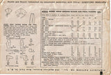1950s Vintage Simplicity Sewing Pattern 4255 Uncut Misses Wrap Blouse Pants 32B