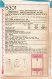1970s Vintage Simplicity Sewing Pattern 5301 Uncut Little Girls Wrap Pants Fits All