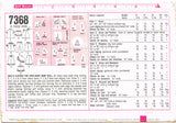 1960s Vintage Simplicity Sewing Pattern 7368 Uncut Baby Doll Clothes