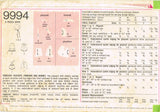 1970s VTG Simplicity Sewing Pattern 9994 Baby Girls Jiffy Apron and Romper Sz 1