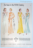 Simplicity Pattern S611 Catalog Image from 1938 (with S610 as well)