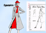 1970s Vintage Spadea Sewing Pattern 72411 Uncut Misses Designer Dress Sz 31 B