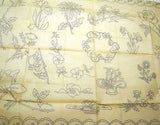 1920s Betty Burton Embroidery Transfer 1506 Uncut Rework Motifs