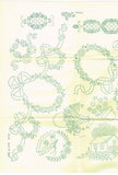 1930s Vintage Superior Embroidery Transfer 121 Uncut 50 Small Floral Motifs