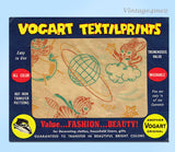 1950s Space Animals Tea Towel Vogart Textilprint 474 Uncut Color Hot Iron Transfer
