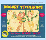 1950s Anthro Veggie Tea Towel Vogart Textilprint 61 Uncut Color Hot Iron Transfer