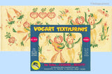 1950s Anthro Veggie Tea Towel Vogart Textilprint 61 Uncut Color Hot Iron Transfer