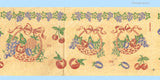 1950s Fruit Basket Tea Towel Vogart Textilprint 90 Uncut Color Hot Iron Transfer