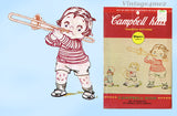 1960s Vintage Vogart Embroidery Transfer 4104 Uncut Campbell Kids Band Motifs