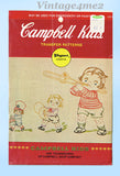1960s Vintage Vogart Embroidery Transfer 4104 Uncut Campbell Kids Band Motifs