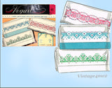 1950s Vintage Vogart Embroidery Transfer 612 Uncut Cross Stitch Pillowcase Motif