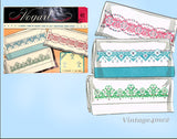 1950s Vintage Vogart Embroidery Transfer 612 Uncut Cross Stitch Pillowcase Motif
