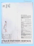 Vogue Couturier 188: 1950s Misses Designer Cocktail Dress 40B Vintage Sewing Pattern
