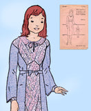 1930s Vintage Vogue Sewing Pattern 3276 Cute Little Girls Dress Size 10