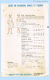 Vogue 5418: 1960s Fun and Flirty Misses Party Dress 32B Vintage Sewing Pattern