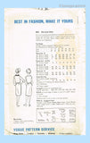Vogue Special Design 5876: 1960s Uncut Misses Dress Sz 36 B Vintage Sewing Pattern