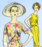 Vogue Special Design 5876: 1960s Uncut Misses Dress Sz 36 B Vintage Sewing Pattern