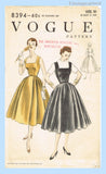 1950s Vintage Vogue Sewing Pattern 8394 Uncut Misses Cocktail Dress Size 38 Bust
