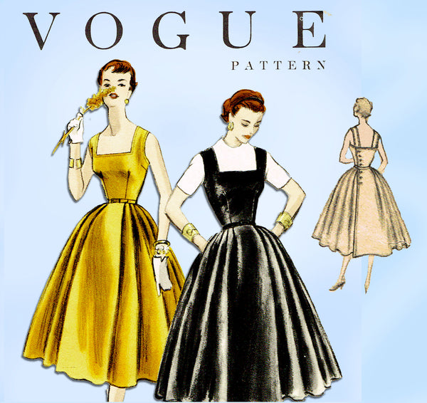1950s Vintage Vogue Sewing Pattern 8394 Uncut Misses Cocktail Dress 38 Vintage4me2 1950s Vintage Vogue Sewing Pattern 8394 Uncut Misses Cocktail Dress 38 Vintage4me2