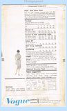 Vogue 9724: 1950s Uncut Women's Day Dress Sz 36 Bust Vintage Sewing Pattern