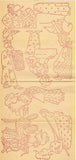 1950s Vintage Workbasket Embroidery Transfer 11 Uncut DOW Victorian Housewife