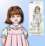 1960s Vintage Mail Order Sewing Pattern 1407 Toddler Girls Jumper  Dress Size 5 vintage4me2