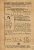 1920s Vintage Mail Order Sewing Pattern 1021 Misses Edwardian Blouse Size 38 B - Vintage4me2